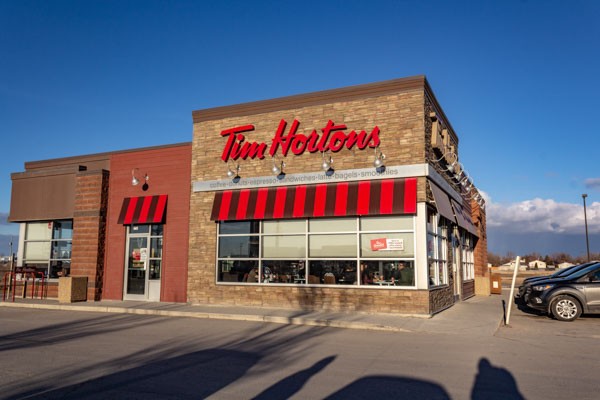 Tim Hortons fast food restaurant